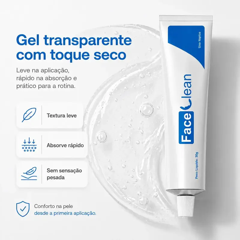 Textura gel toque seco